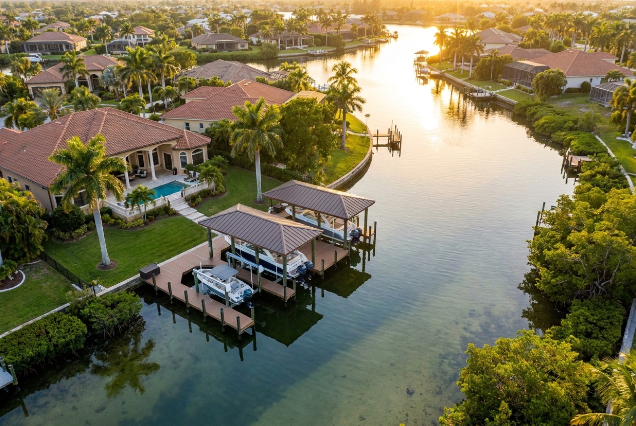 Estate multi-slip dock — Naples, FL