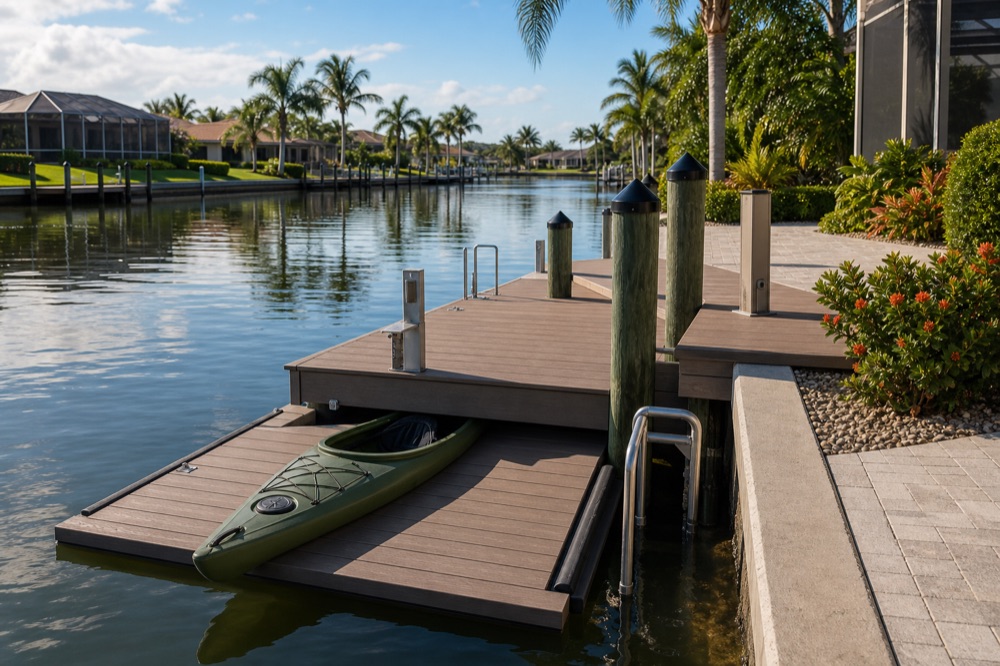 Custom boat dock — Marco Island, FL