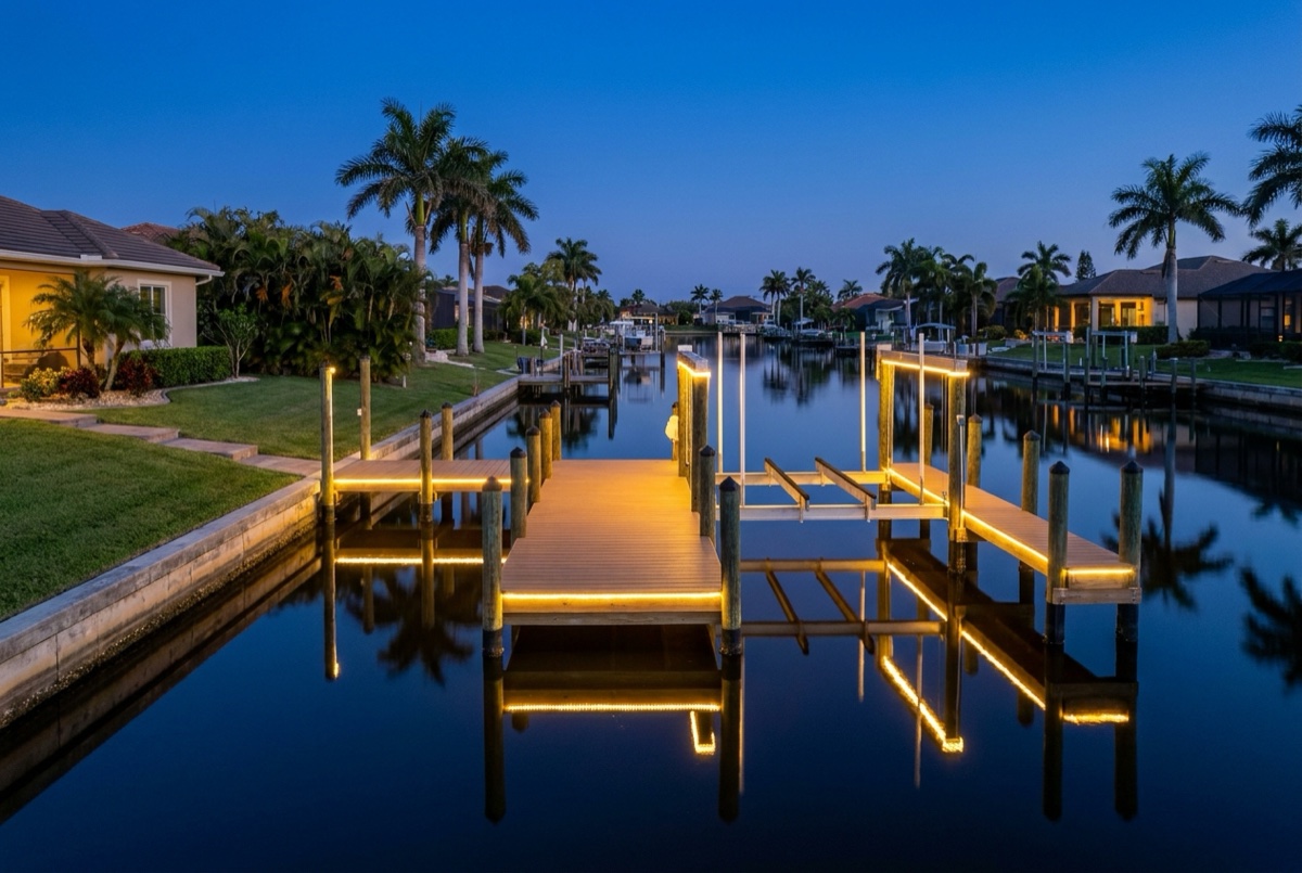 Dock Lighting in Southwest Florida — Florida Lifts & Docks