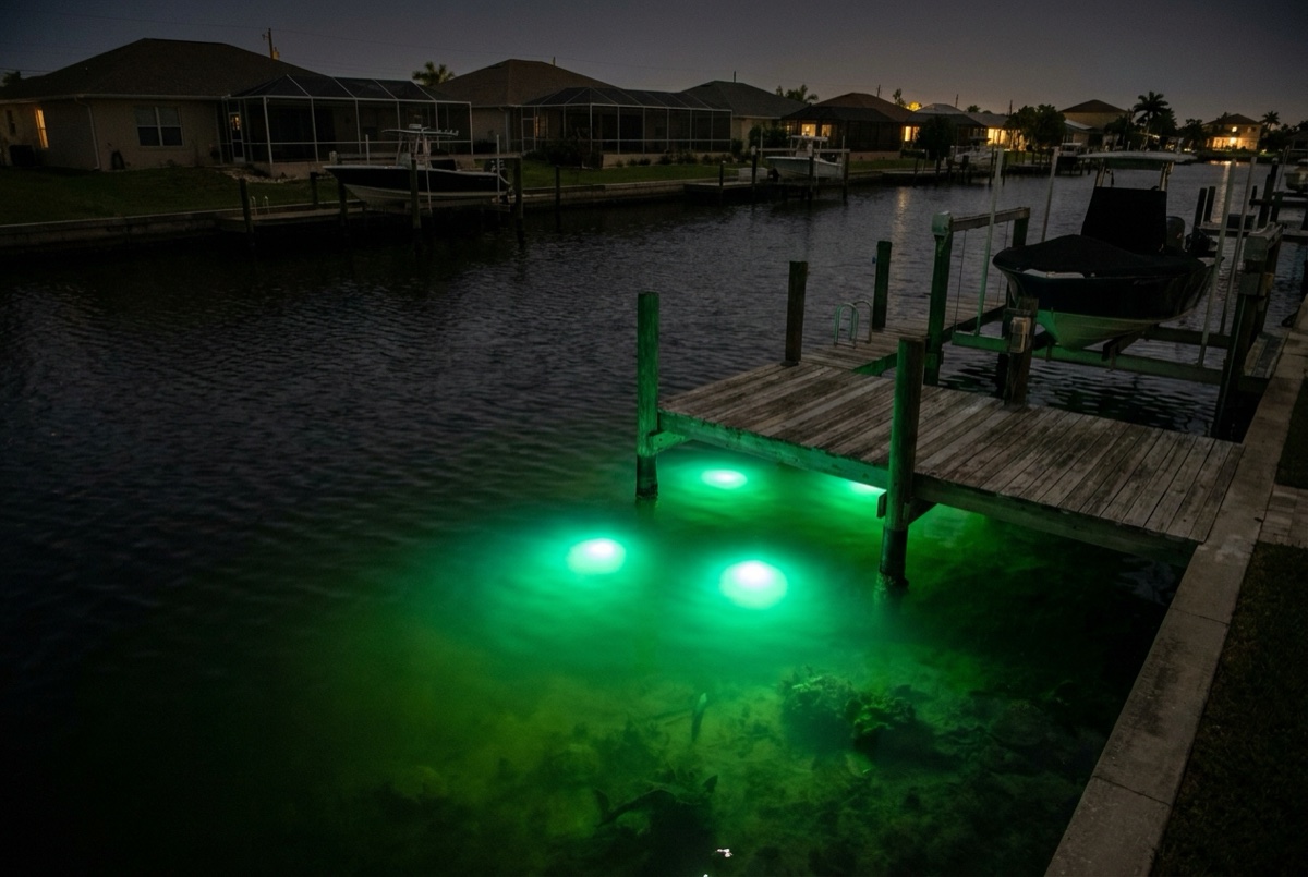 Underwater Fish Lights in Southwest Florida — Florida Lifts & Docks