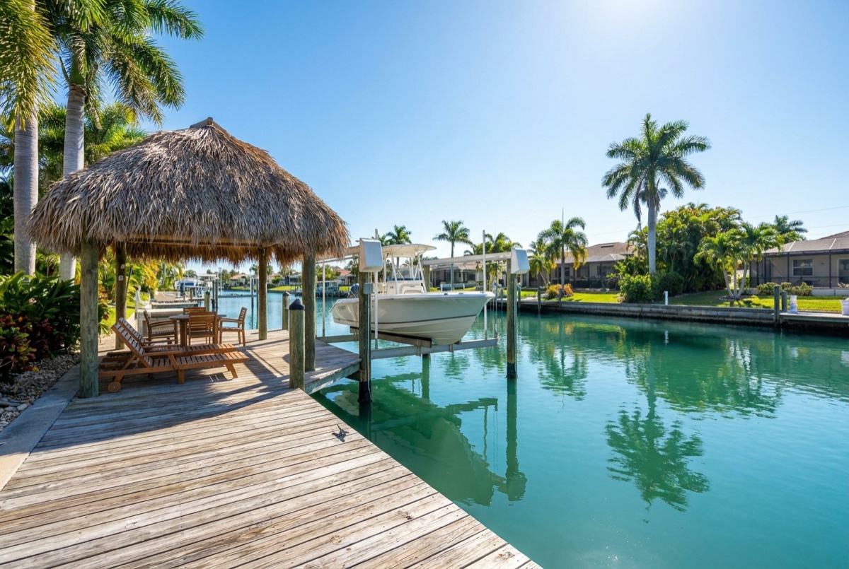 Tiki Huts in Southwest Florida — Florida Lifts & Docks