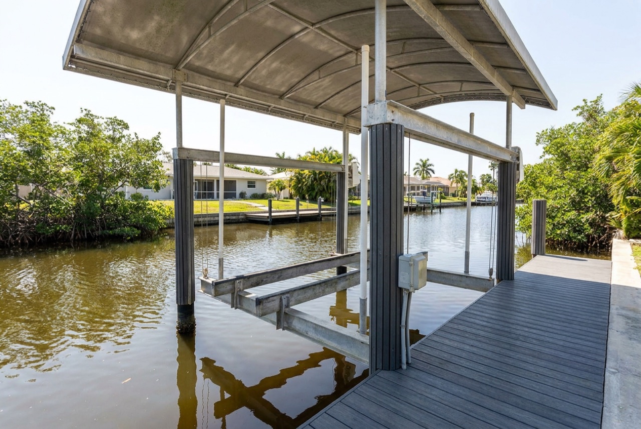 Boat Lifts in Bonita Springs, FL — Florida Lifts & Docks