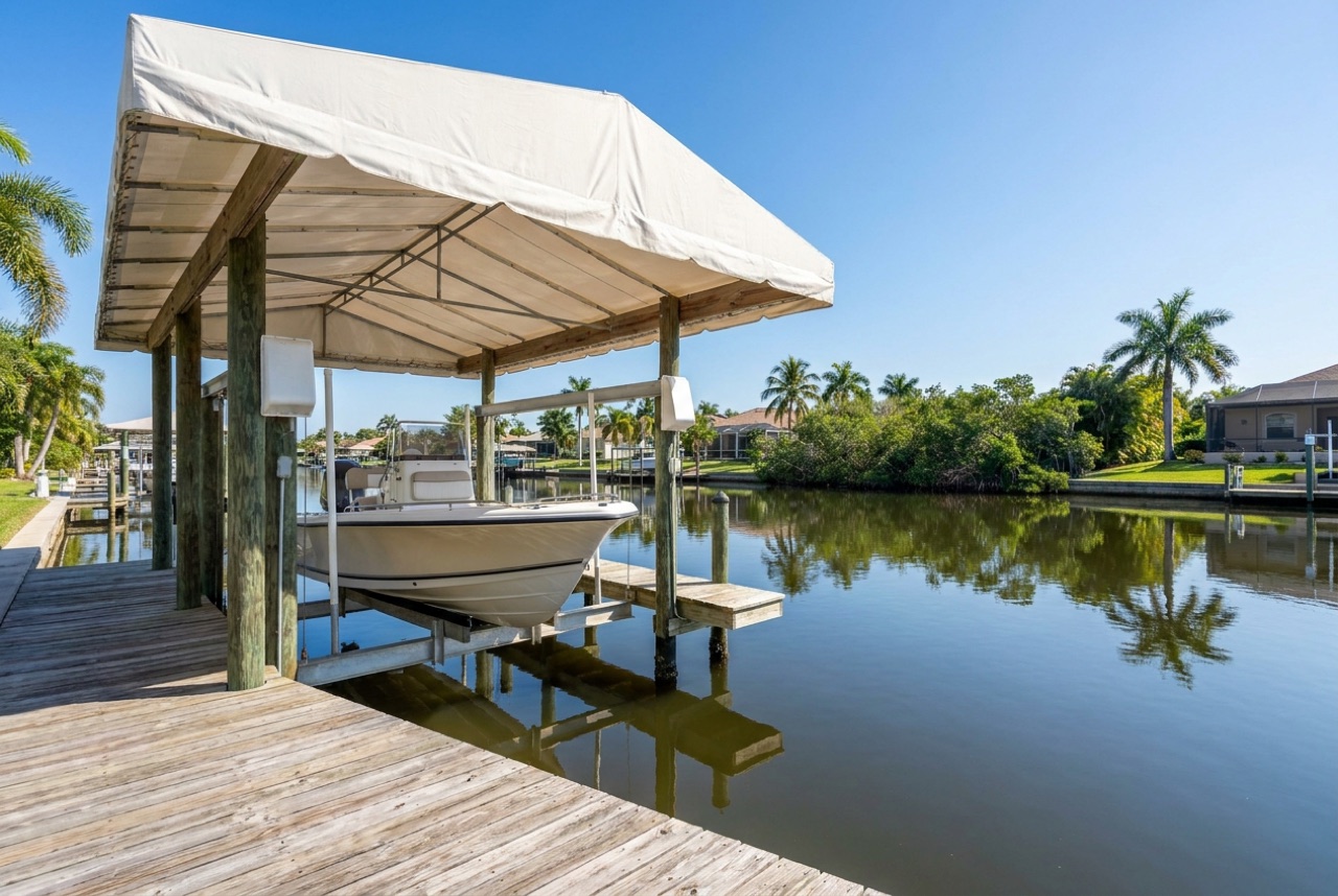 Boat Lifts in Estero, FL — Florida Lifts & Docks