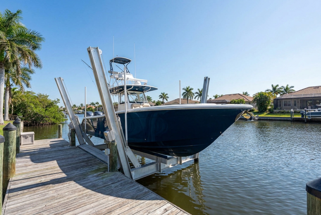 Boat Lifts in Estero, FL — Florida Lifts & Docks