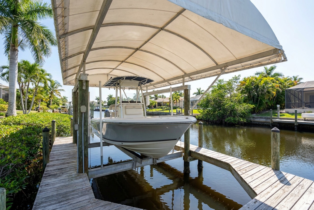 Boat Lifts in Fort Myers, FL — Florida Lifts & Docks