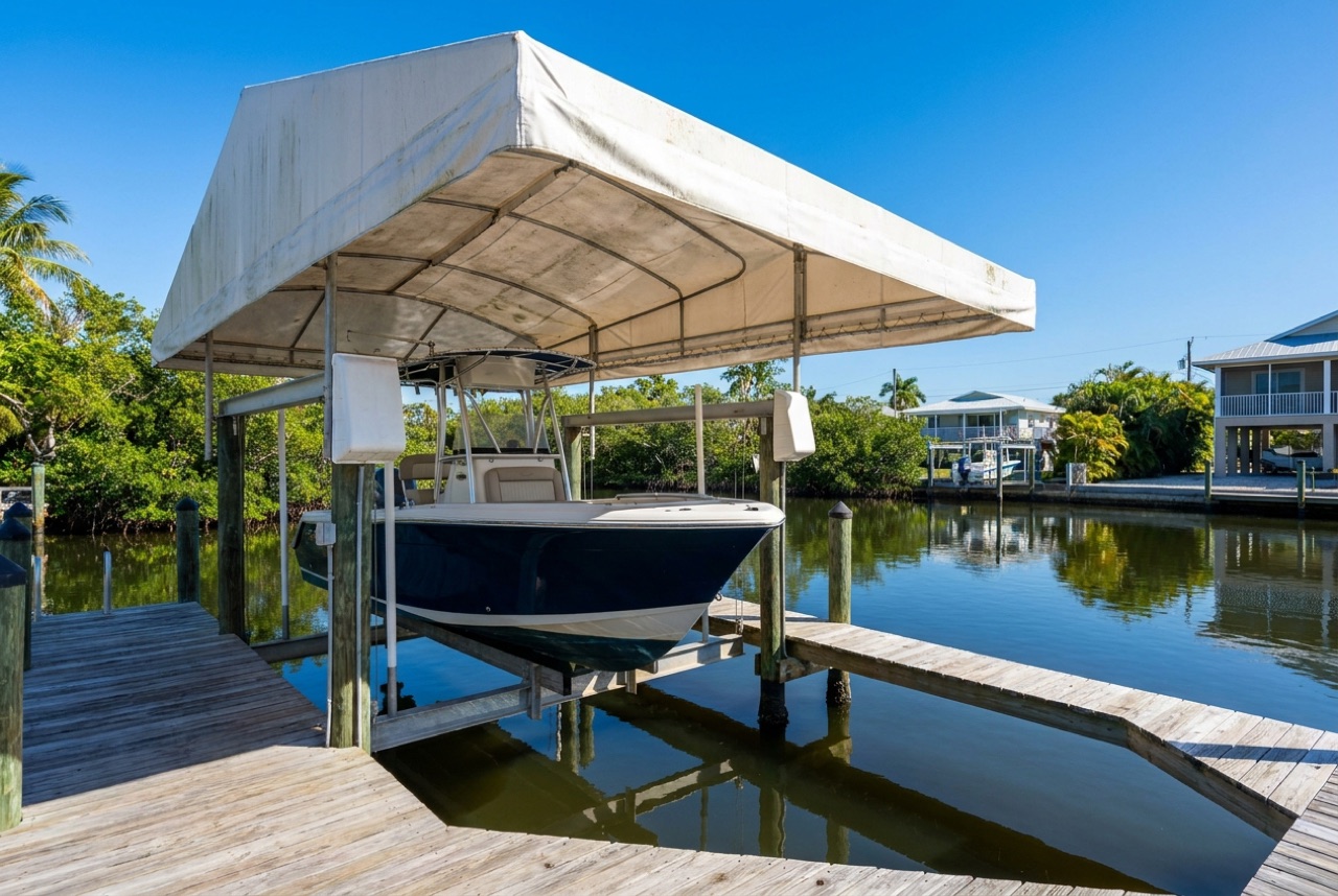 Boat Lifts in Fort Myers Beach, FL — Florida Lifts & Docks
