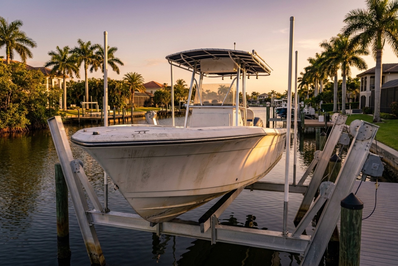 Boat Lifts in Marco Island, FL — Florida Lifts & Docks