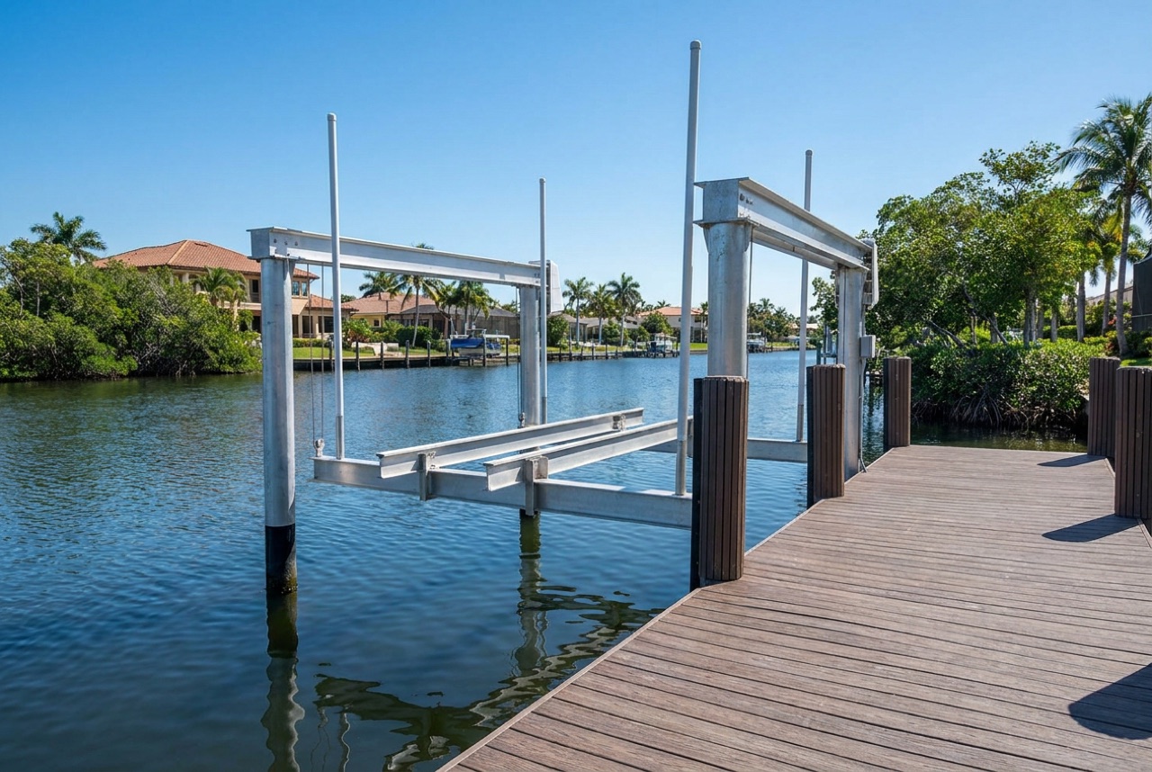 Boat Lifts in Marco Island, FL — Florida Lifts & Docks