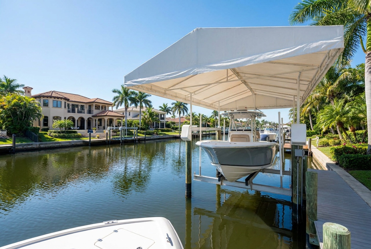 Boat Lifts in Naples, FL — Florida Lifts & Docks
