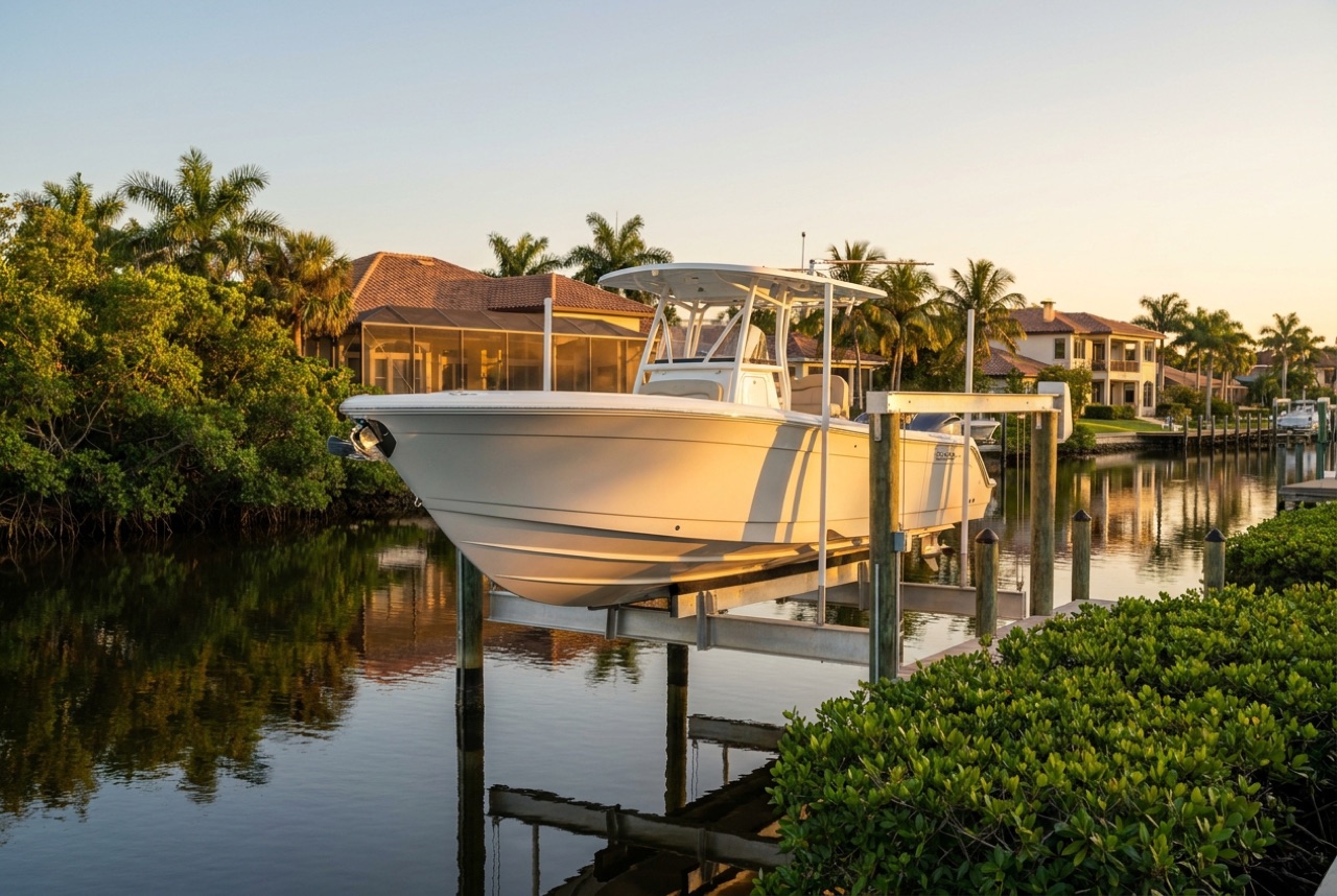Boat Lifts in Port Royal, FL — Florida Lifts & Docks