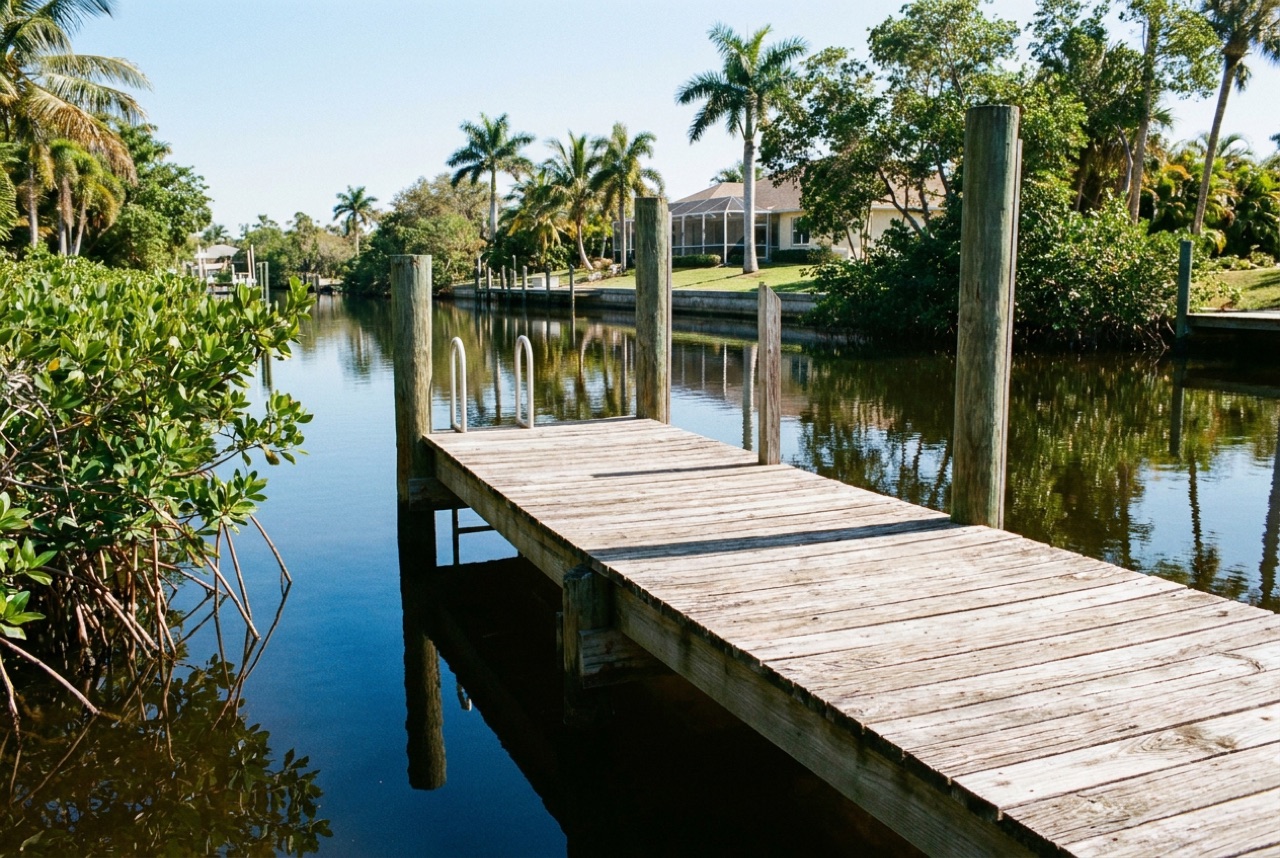 Custom Docks in Bonita Springs, FL — Florida Lifts & Docks