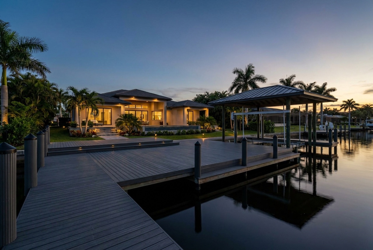 Custom Docks in Cape Coral, FL — Florida Lifts & Docks