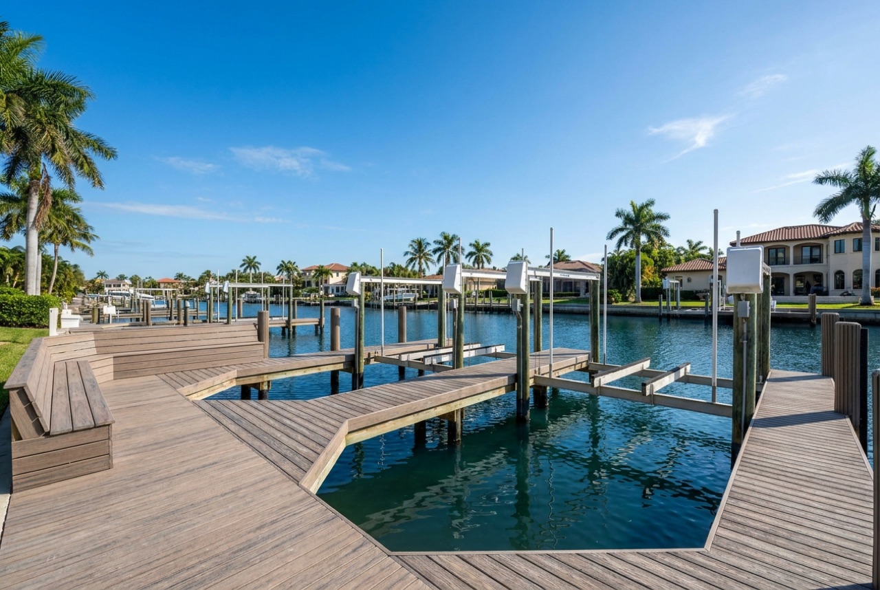 Custom Docks in Marco Island, FL — Florida Lifts & Docks