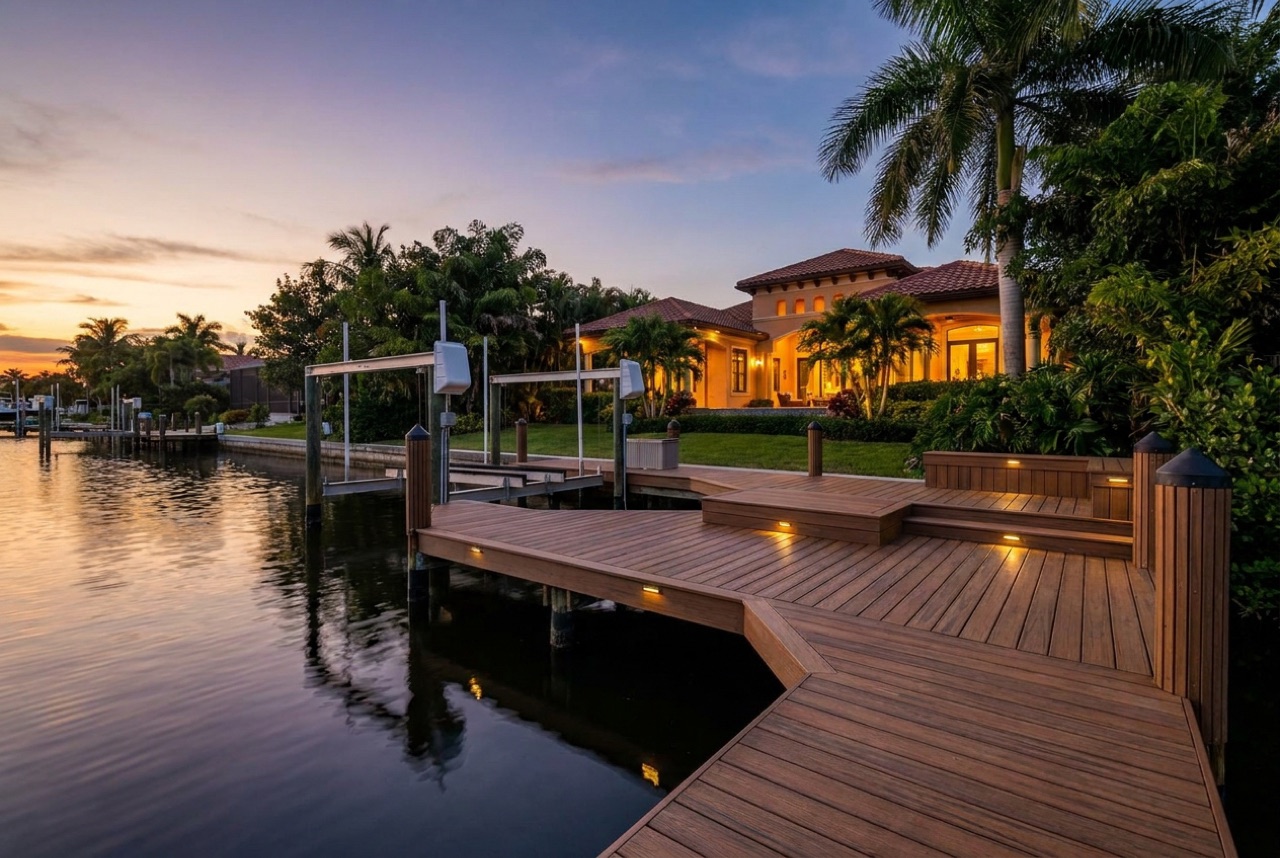 Custom Docks in Marco Island, FL — Florida Lifts & Docks