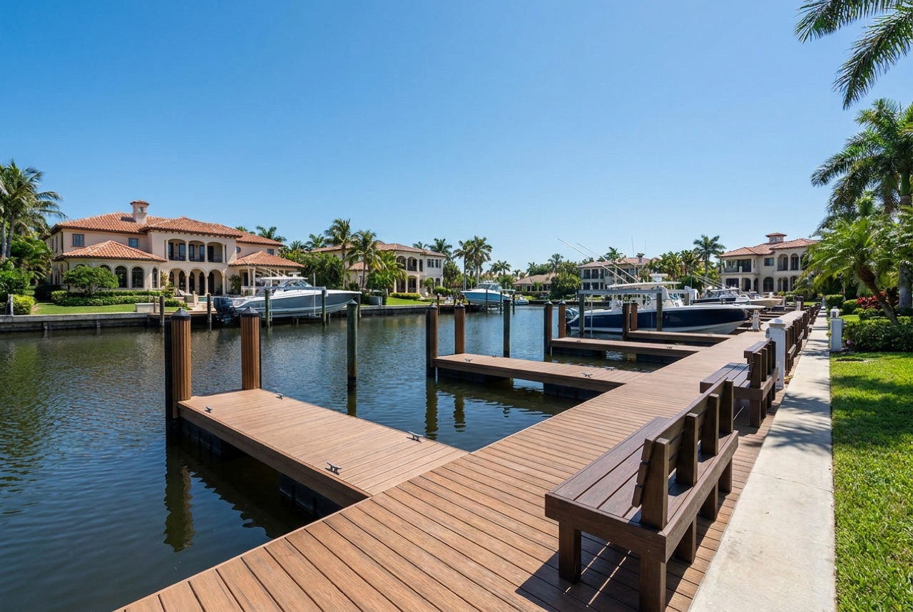 Custom Docks in Naples, FL — Florida Lifts & Docks