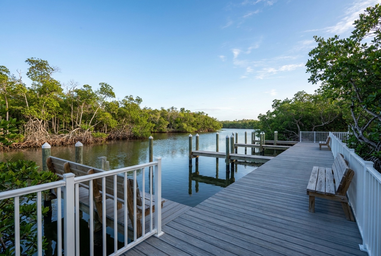 Custom Docks in Sanibel Island, FL — Florida Lifts & Docks
