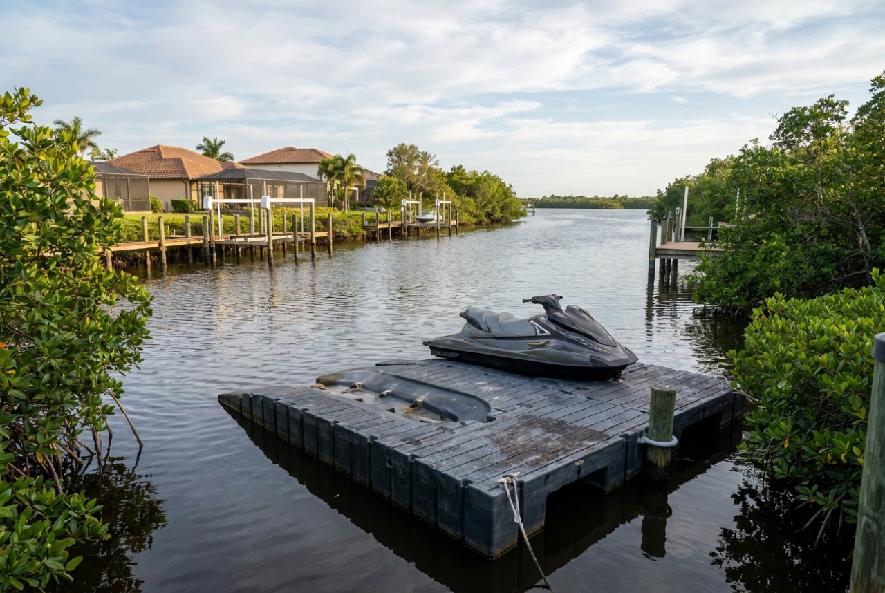 Jet Ski Lifts in Bonita Springs, FL — Florida Lifts & Docks
