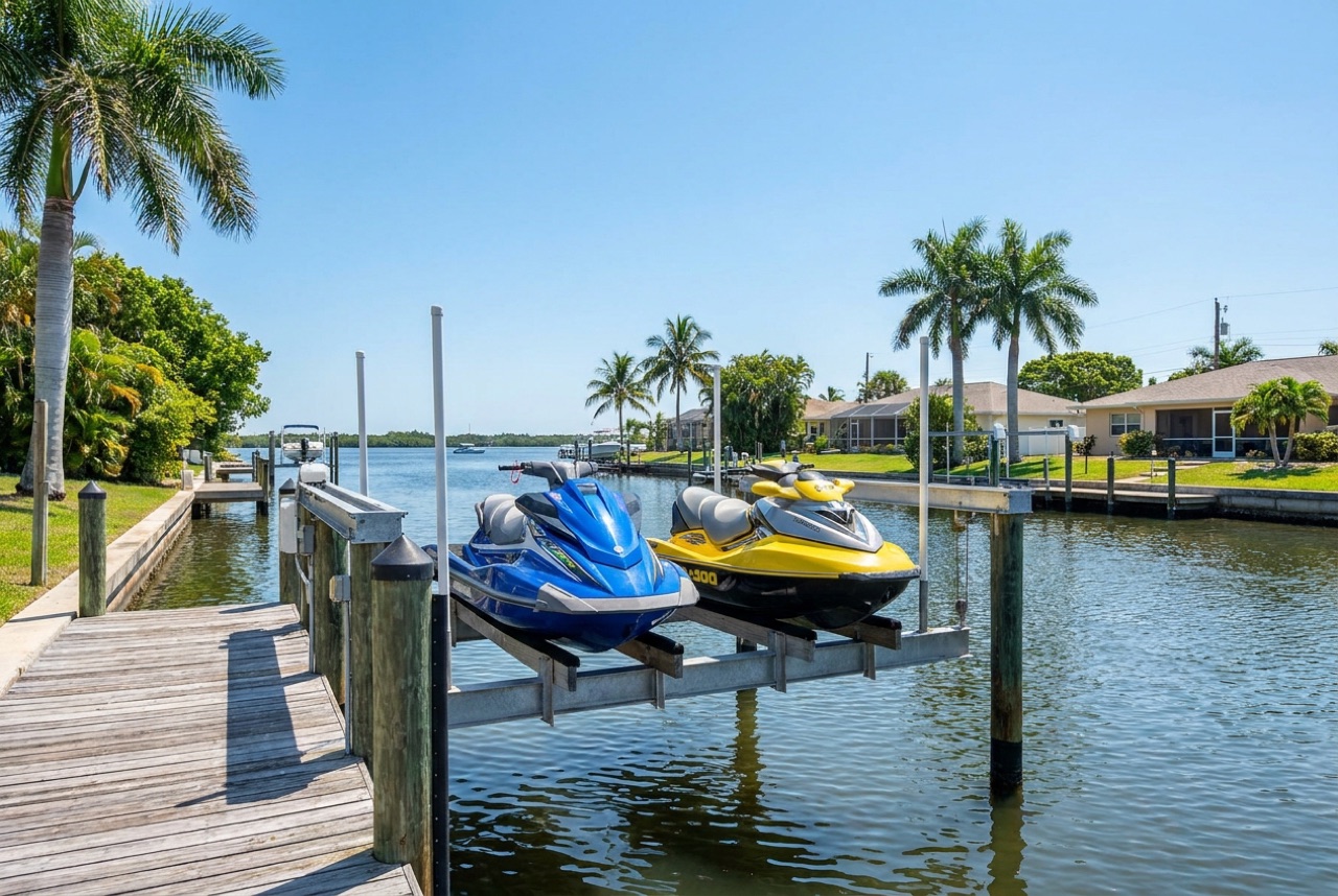 Jet Ski Lifts in Fort Myers, FL — Florida Lifts & Docks