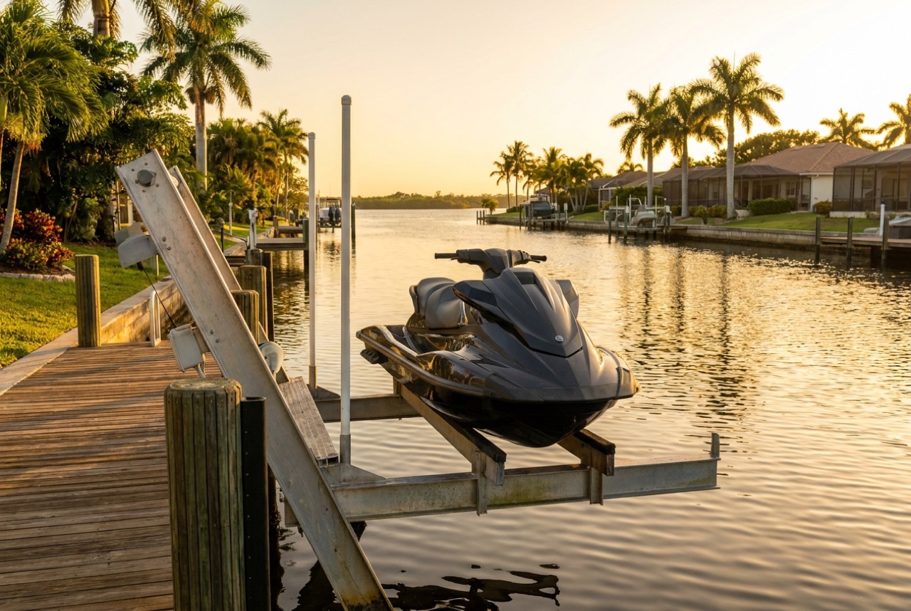Jet Ski Lifts in Fort Myers, FL — Florida Lifts & Docks