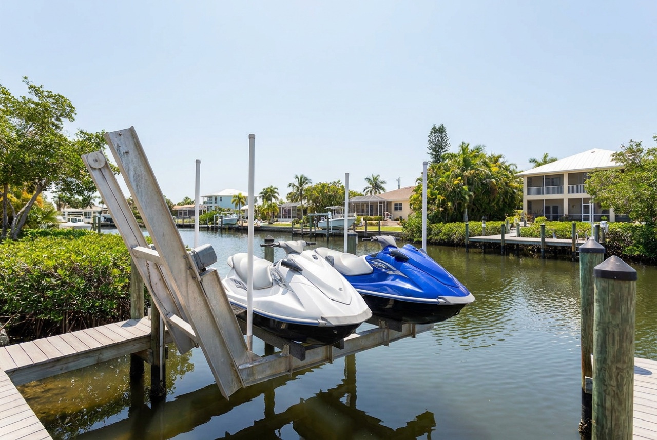 Jet Ski Lifts in Fort Myers Beach, FL — Florida Lifts & Docks