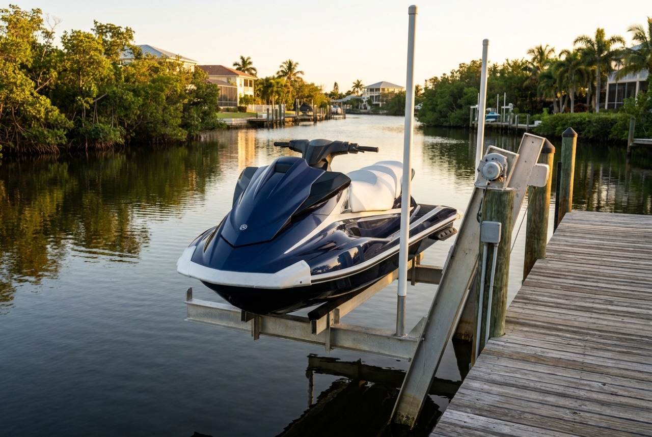 Jet Ski Lifts in Fort Myers Beach, FL — Florida Lifts & Docks