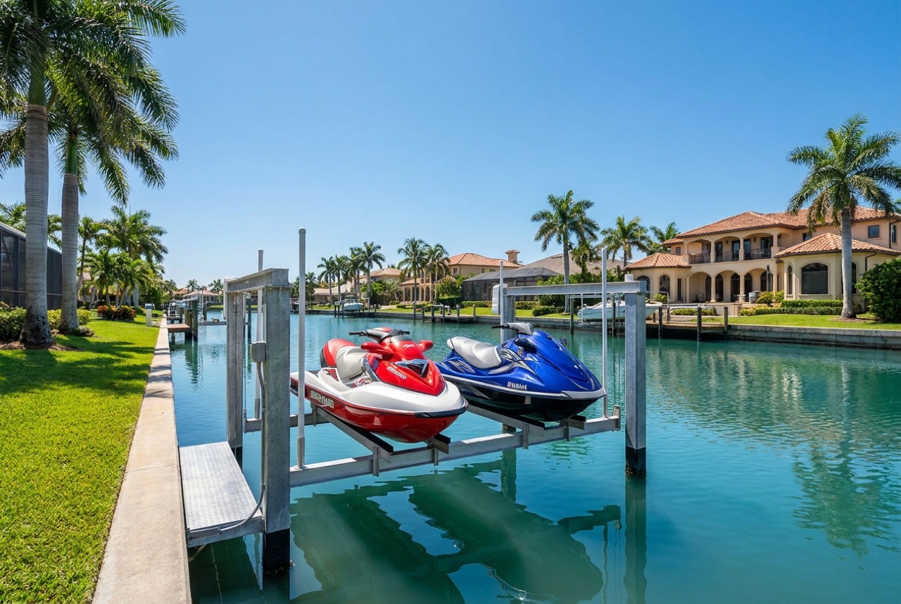 Jet Ski Lifts in Naples, FL — Florida Lifts & Docks