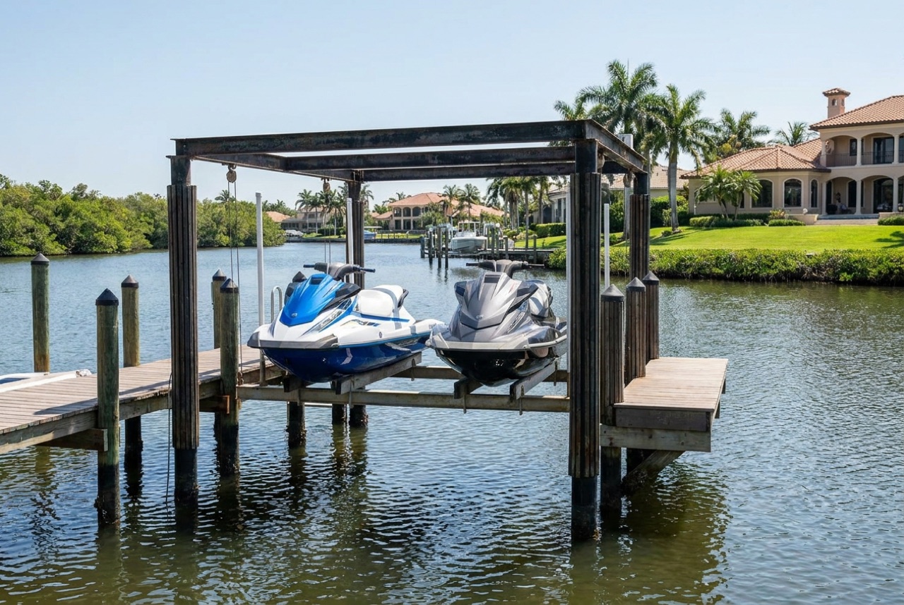 Jet Ski Lifts in Port Royal, FL — Florida Lifts & Docks