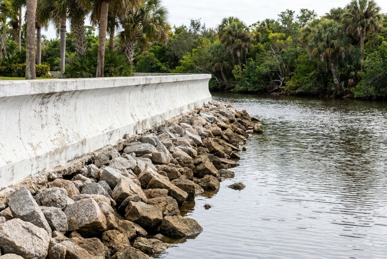 Seawalls in Estero, FL — Florida Lifts & Docks