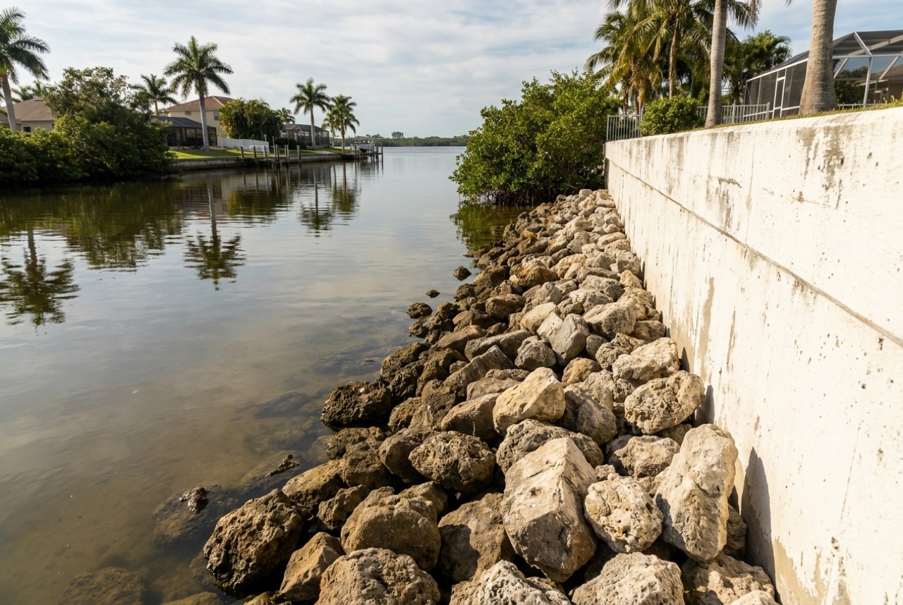 Seawalls in Fort Myers, FL — Florida Lifts & Docks