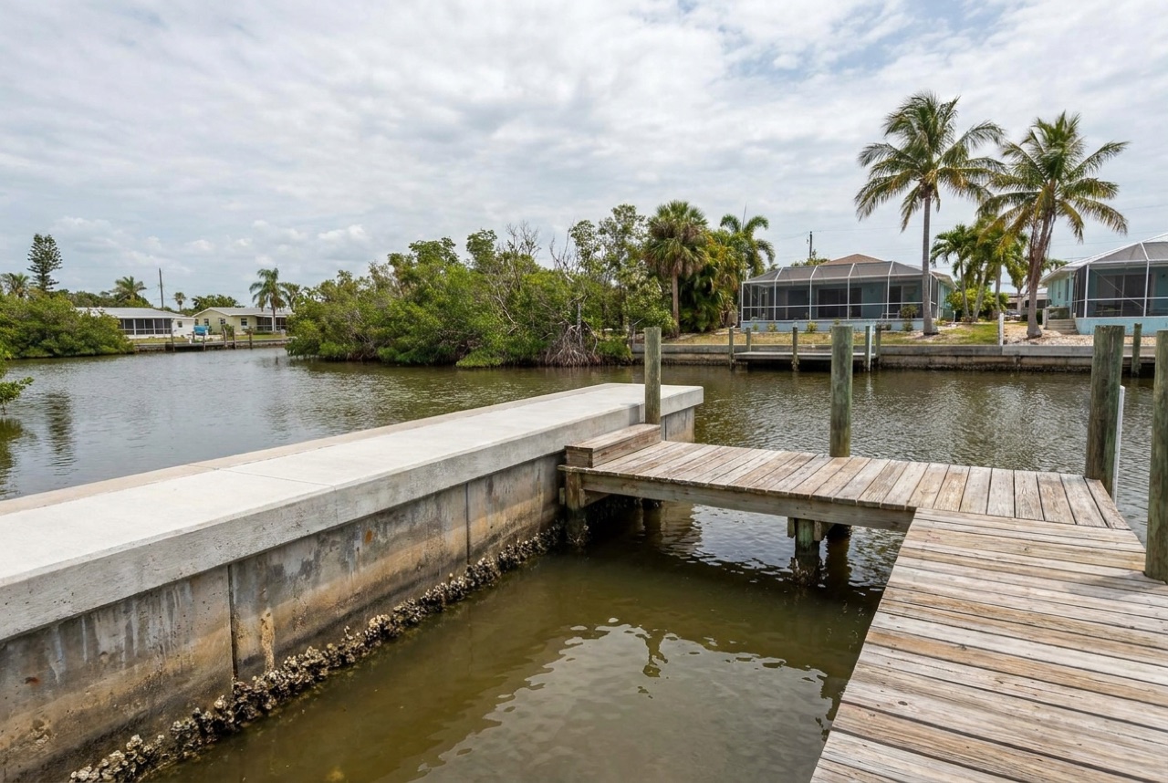 Seawalls in Fort Myers Beach, FL — Florida Lifts & Docks