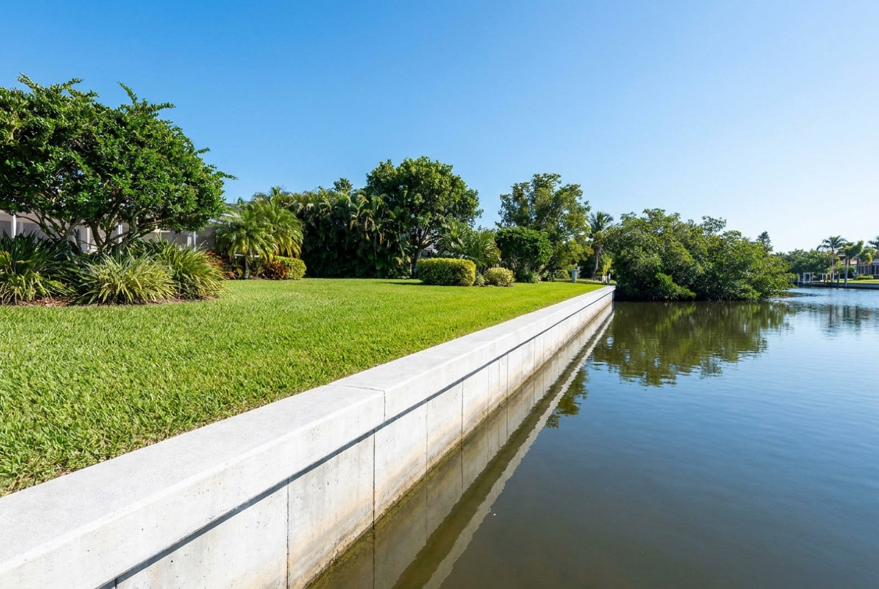 Seawalls in Fort Myers Beach, FL — Florida Lifts & Docks