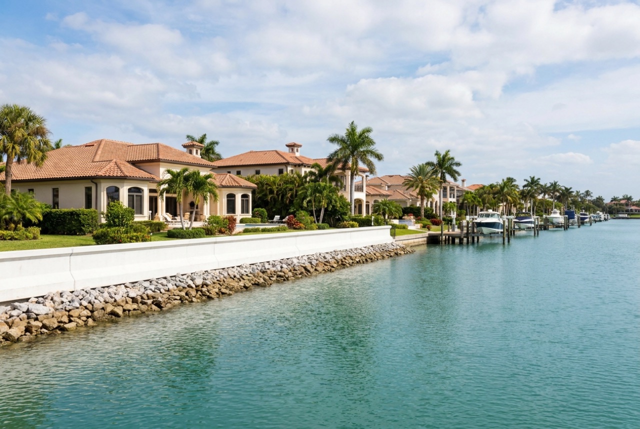 Seawalls in Naples, FL — Florida Lifts & Docks
