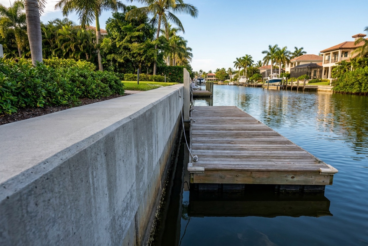 Seawalls in Port Royal, FL — Florida Lifts & Docks
