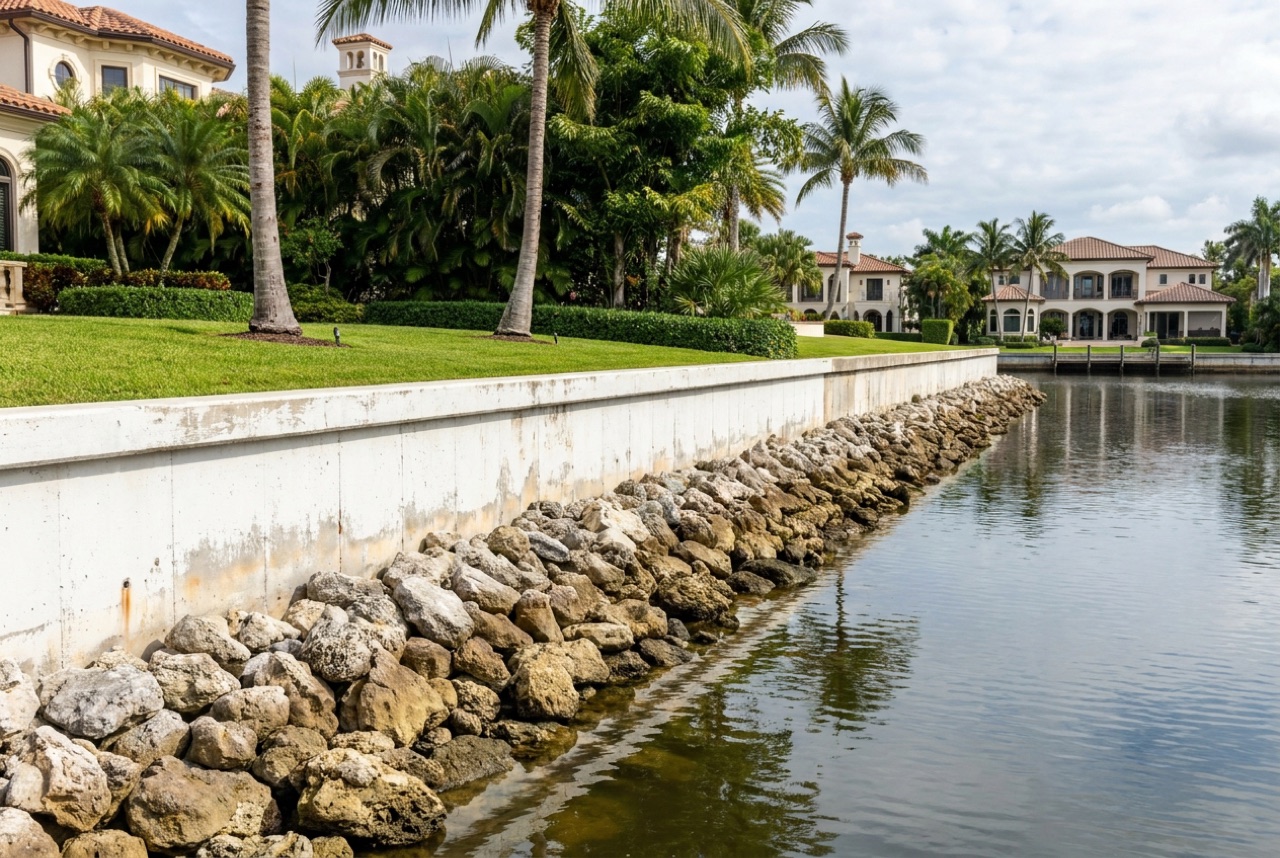 Seawalls in Port Royal, FL — Florida Lifts & Docks