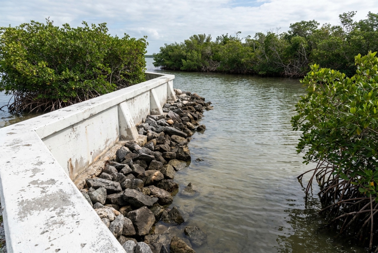 Seawalls in Sanibel Island, FL — Florida Lifts & Docks
