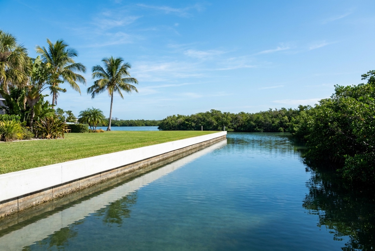 Seawalls in Sanibel Island, FL — Florida Lifts & Docks